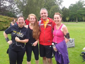 My kindly chauffeurs Blair, Jane, and neice Emma